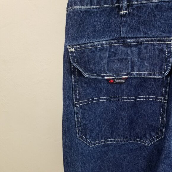 Calvin Klein Jeans Overalls Jeans Blue Size M - Picture 9 of 10